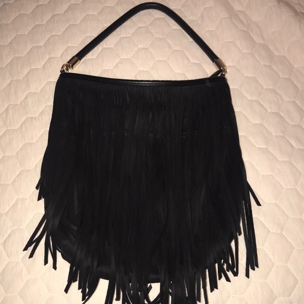 Express black satchel pocketbook